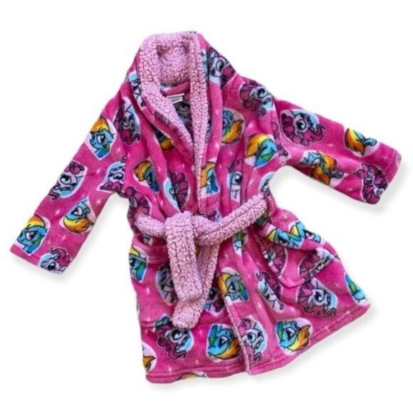 2T Plush Girls Robe My Little Pony - Picture 1 of 4